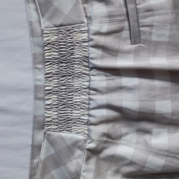 Club Monaco "Anya" Windowpane Check Satin Pencil Skirt NEW- Sz. 4 - Picture 5 of 10